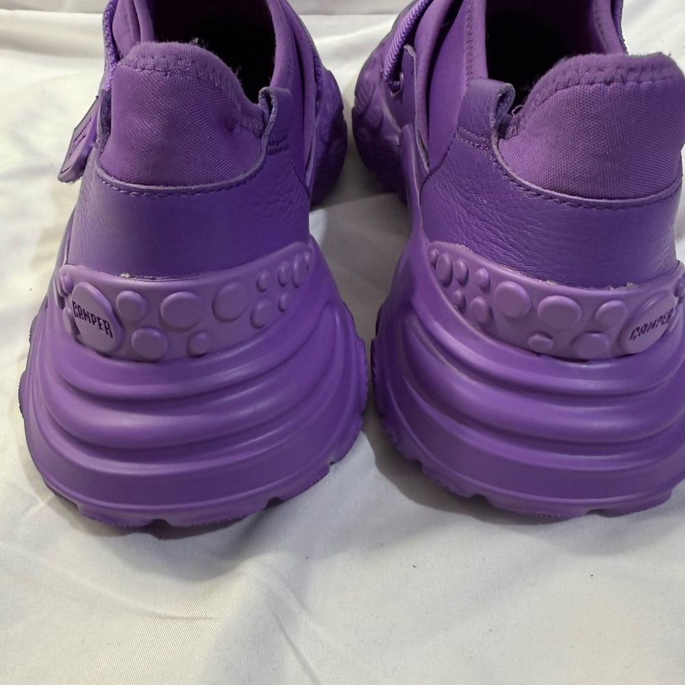 Camper New PELOTAS MARS Purple Textile/Leather Sneaker for Women Size 11 - Picture 8 of 8